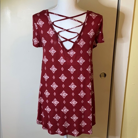 NWT. SWEET TEAS by Pink Rose Lattice Back Top - Picture 3 of 9